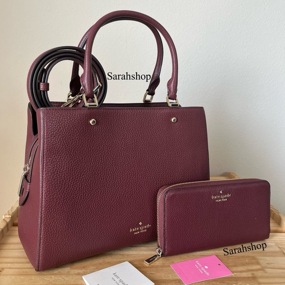 ♠️Kate Spade Leila medium triple compartment Satchel Set